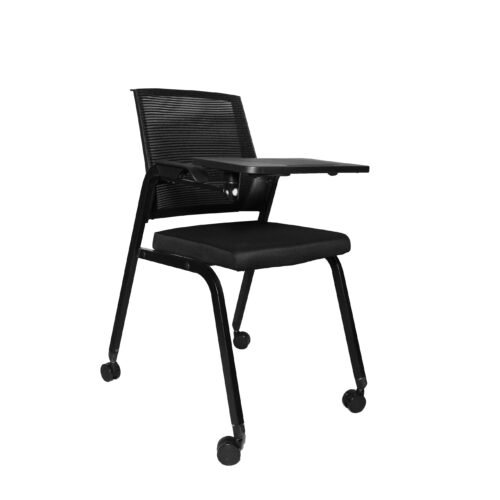 SOLITAIRE TRAINING - WITH PAD WITH WHEEL - BLACK CHAIR - BLACK FAB - (2)